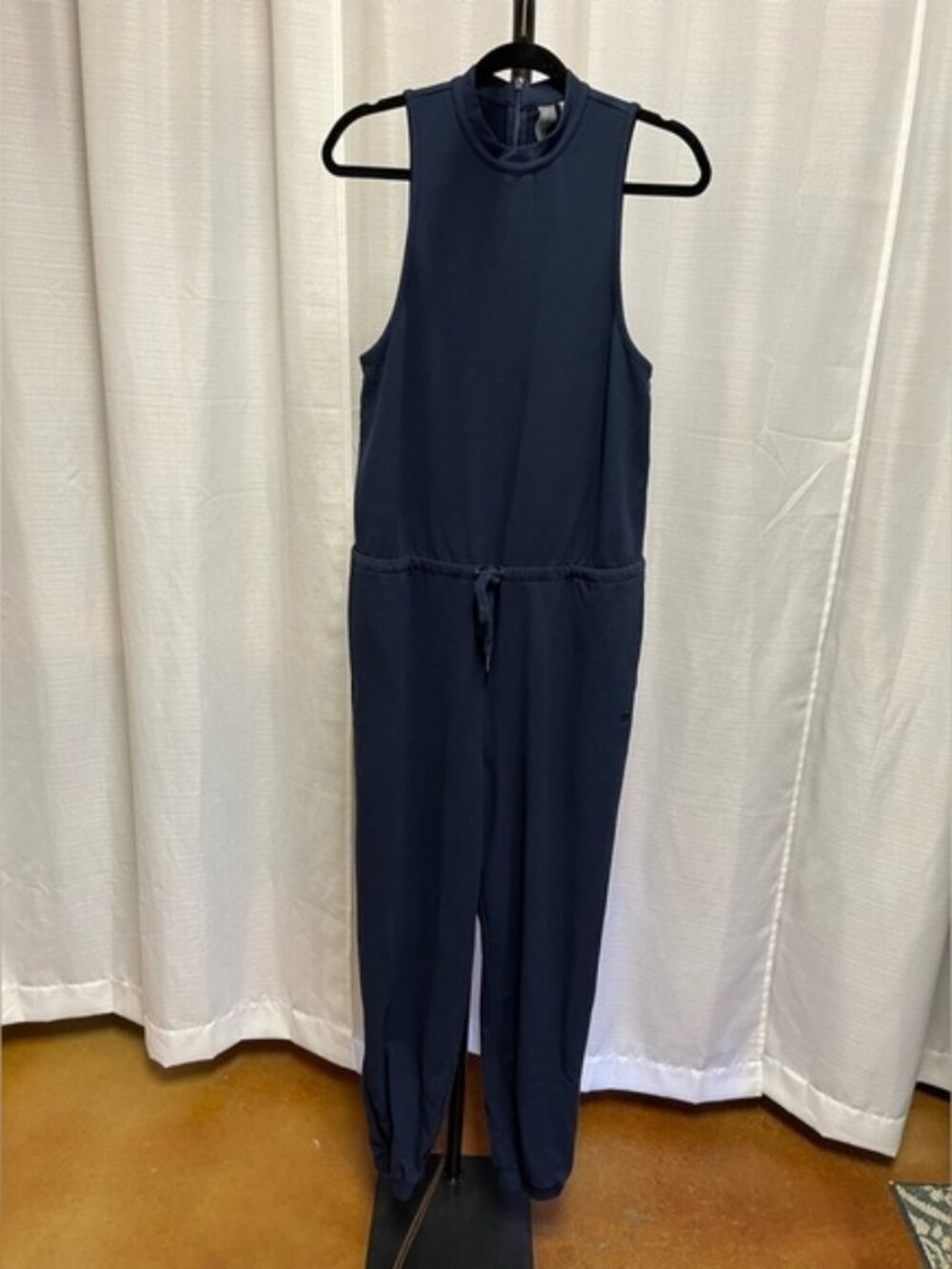 Sweaty Betty Kaya Jumpsuit in navy | size 8/10
